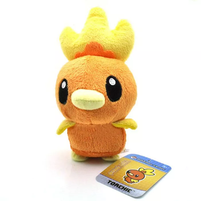 Pelúcia Cosplay Anime Pokemon Raro Torchic Pokemon Center 15cm