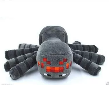 Pelúcia Cosplay Minecraft  Aranha Spider 16cm
