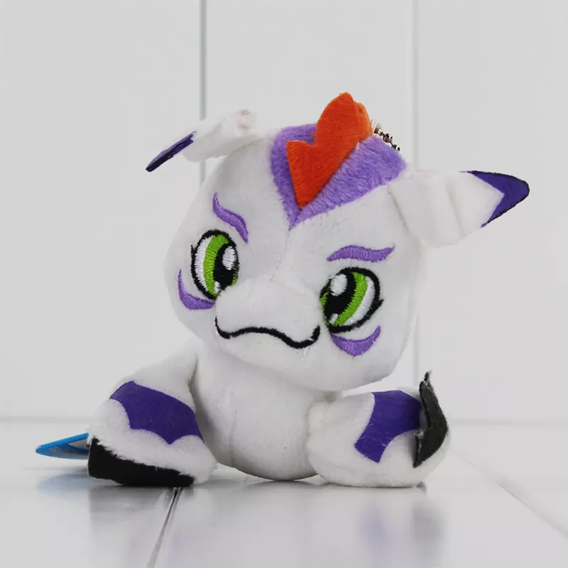 pelucia digimon gomamon anime 10cm Colar Digimon Adventure monstro digital coragem/amizade/amor/esperança evolução crachá pingente magnético colar corda coleção presente