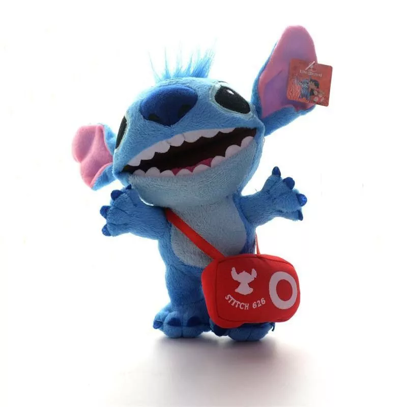 pelucia disney lilo stitch 626 18cm Pelúcia Disney Lilo & Stitch Bateria 18cm