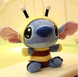 pelucia disney lilo stitch fantasiado 20cm Action Figure Pokebola Pokemon Pikachu Cosplay Branco/Preto