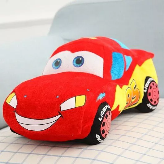 Pelúcia Disney Pixar Carros Relâmpago McQueen 25cm