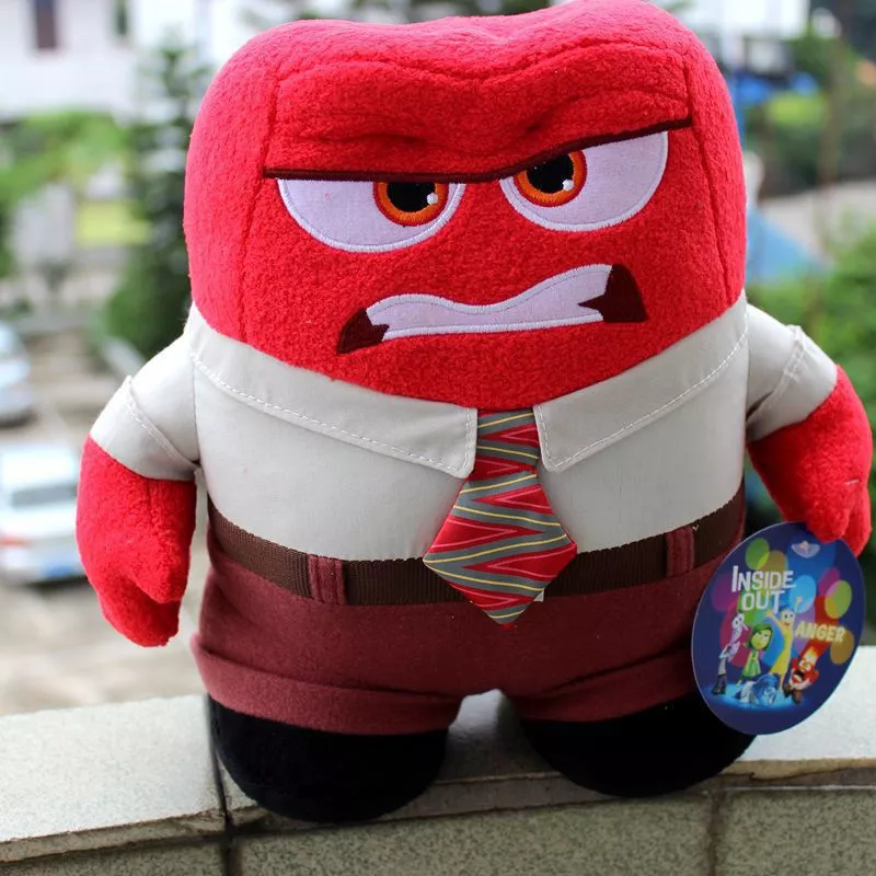 pelucia disney pixar inside out divertida mente anger raiva 20cm Série de Inside Out é anunciada para o Disney+.