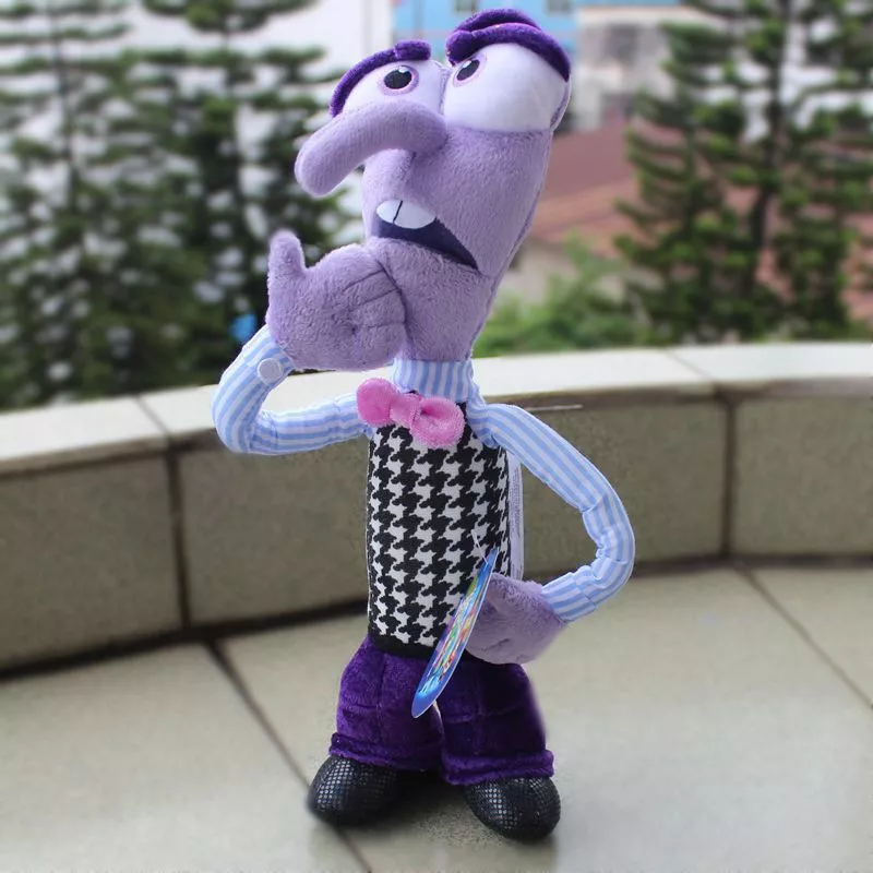 Pelúcia Disney Pixar Inside Out Divertida Mente Fear Medo 28cm