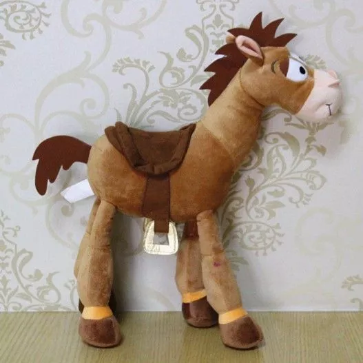 pelucia disney pixar toy story 3 woody bullseye cavalo 35cm Pelúcia Set 2pçs 20cm Toy Story Woody & Buzz Lightyear Boneca de Brinquedo de Pelúcia Macia Brinquedos de Pelúcia para Crianças Crianças Presentes de Natal Aniversário