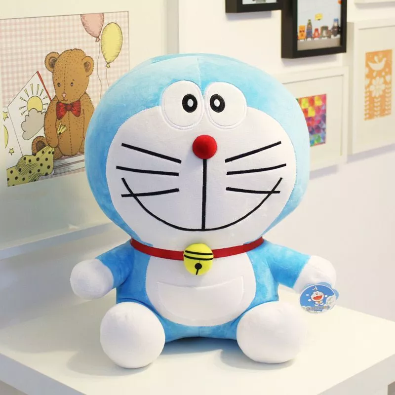 pelucia doraemon japao 3 25cm Pelúcia Pusheen Gato Facebook Cake Cinza 25cm