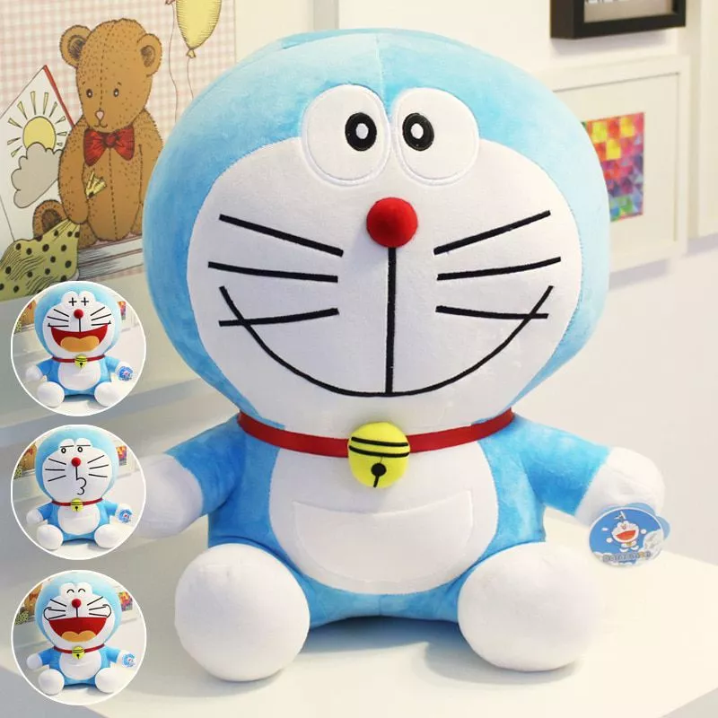 pelucia doraemon japao 5 25cm Pelúcia Pusheen Gato Facebook Cake Cinza 25cm