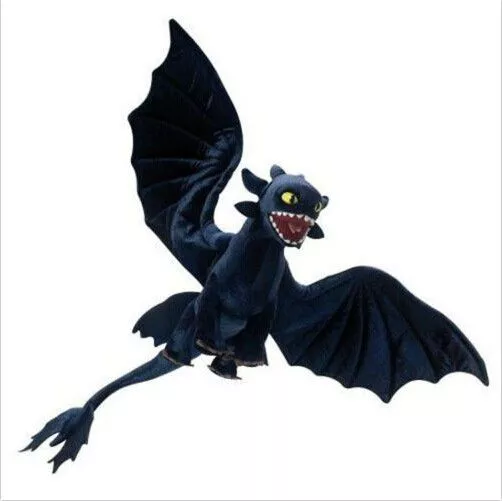 Pelúcia Dreamworks Como Treinar Seu Dragão 2 Banguela Toothless 55cm