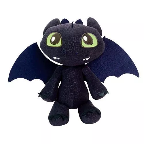 Pelúcia Dreamworks Como Treinar Seu Dragão 2 Banguela Toothless Chibi 30cm