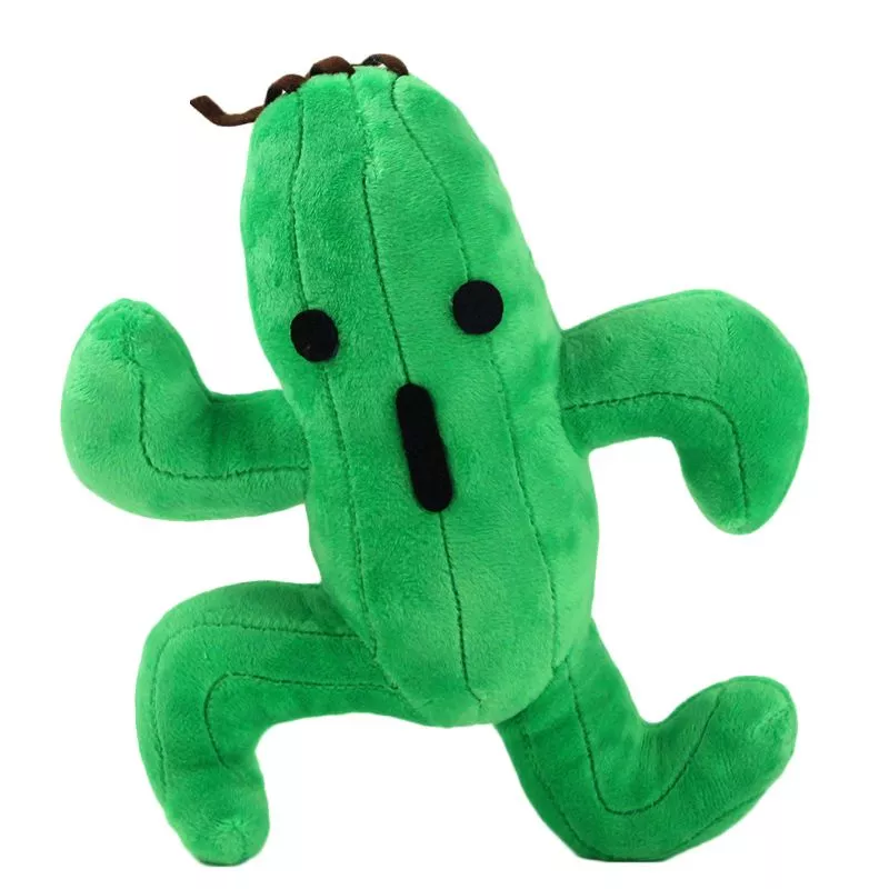 pelucia final fantasy 23cm cactus cactus brinquedos de pelucia macio recheado bonito Bolsa 40cm unicórnio esqueleto raio-x de pelúcia bonito crianças saco de escola pacote macio recheado personalidade animais crossbody brinquedos saco do miúdo presente da menina