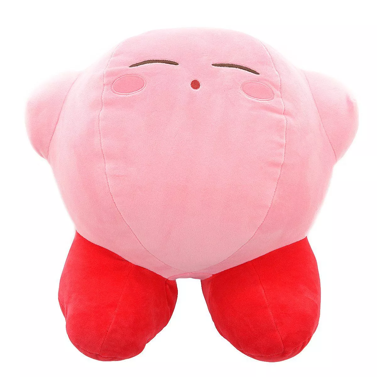 pelucia game kirby 22cm Touca Kirby elástico dos desenhos animados boné inverno manter quente bordado chapéu de malha brinquedos de pelúcia para crianças presente aniversário da menina