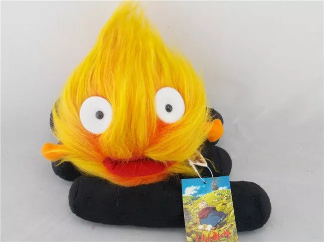 Pelúcia ghibli Howl's Moving Castle calcifer fogo macio pelúcia brinquedo 7