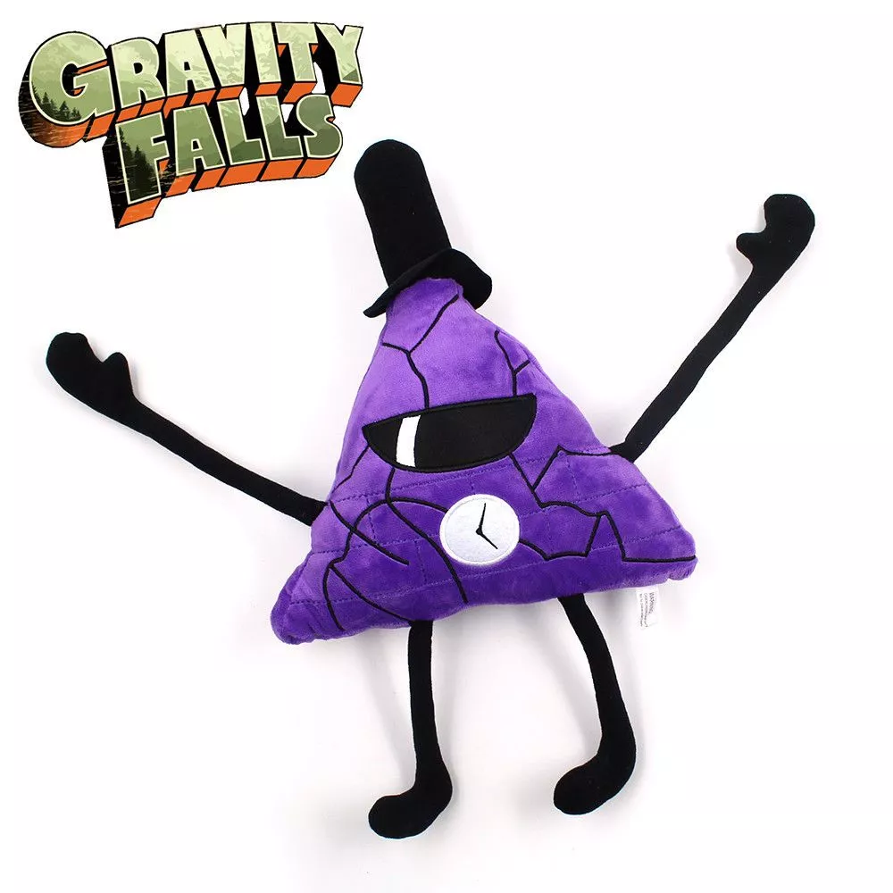 🔥 Pelúcia Gravity Falls Bill Chipher Pirâmide Roxo 30cm - Geek  Magazine.com.br