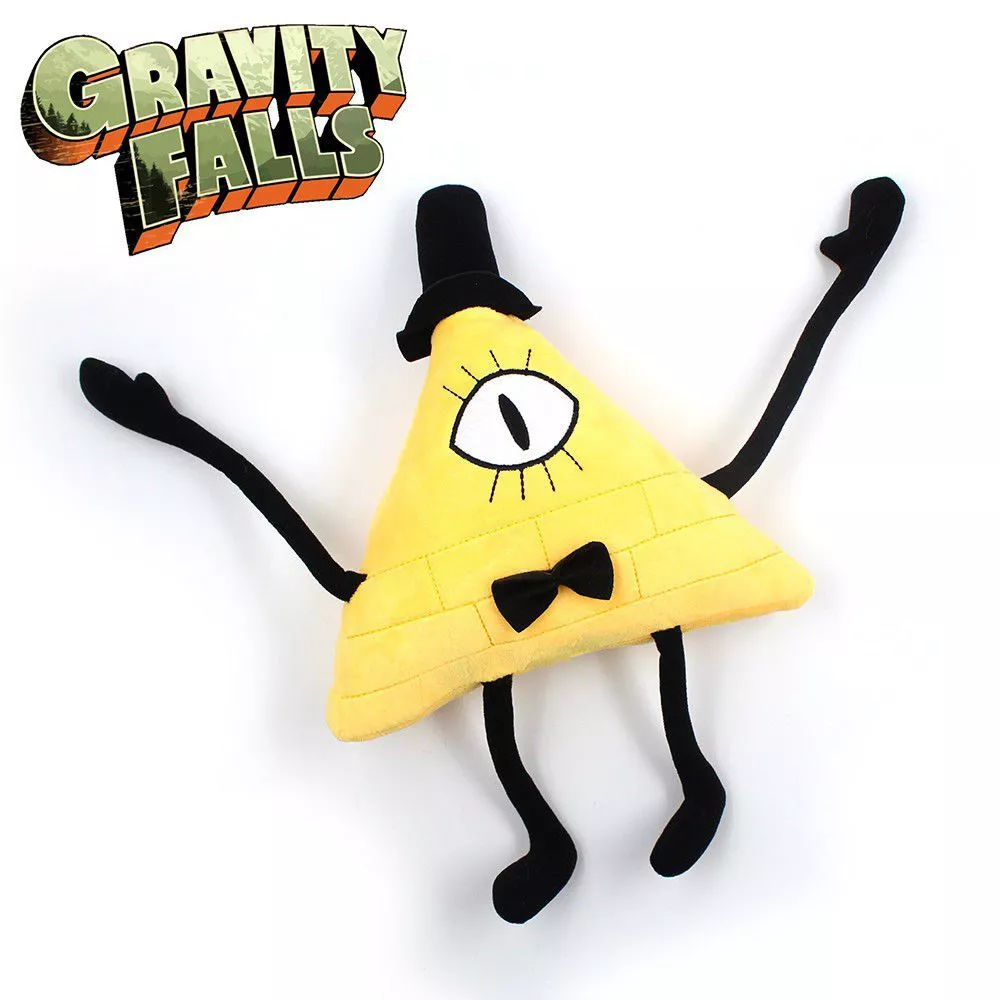 pelucia gravity falls bill cipher piramide 30cm Broche Gravity Falls Gnomo arco-íris que vomita o pino do gnome fãs acessório à moda