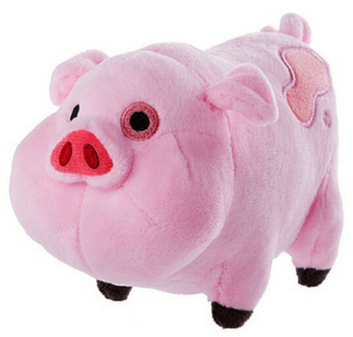 pelucia gravity falls waddles 16cm Colar Gravity Falls Waddles Frente