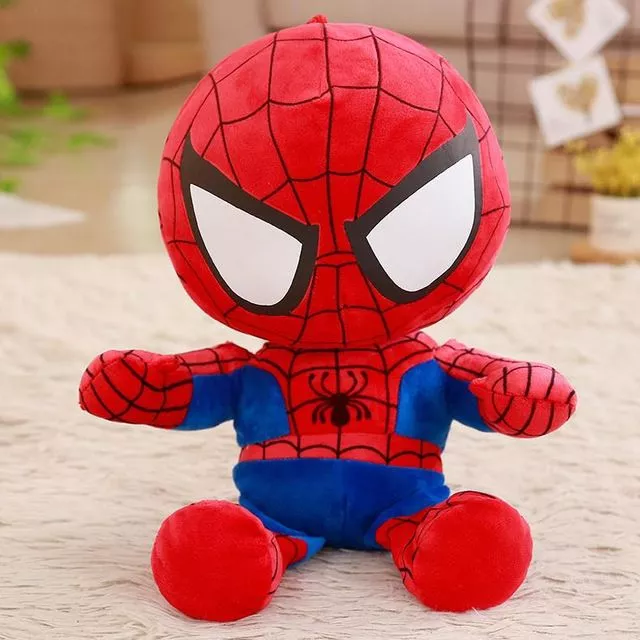 Pelúcia Homem-Aranha Spider-Man Avengers Vingadores Marvel 35cm