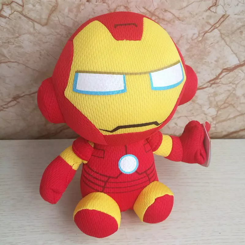 Pelúcia Homem de Ferro #2 Iron Man Avengers Vingadores Marvel 20cm