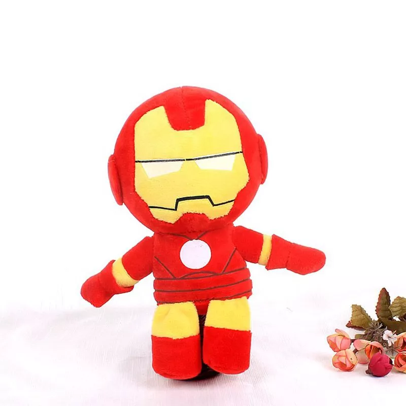 Pelúcia Homem de Ferro Iron Man Avengers Vingadores Marvel 20cm