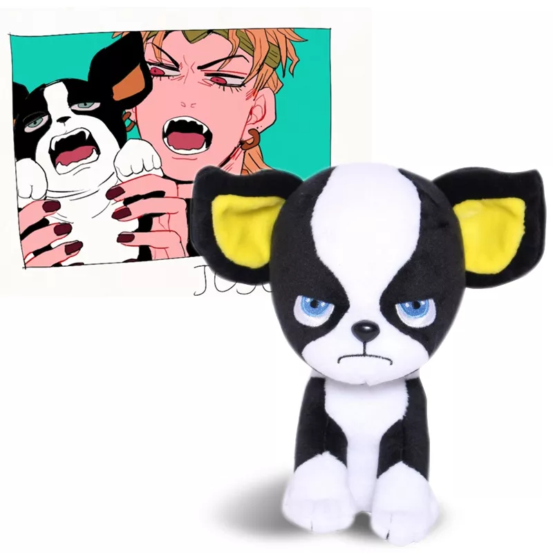 pelucia jojos bizarre adventure anime jojo aventura bizarra cao iggy Pelúcia Jojo's Bizarre Adventure Anime jojo aventura bizarra cão iggy brinquedo de pelúcia boneca de pelúcia bonito mascote cosplay prop coleção bonecas pp brinquedo de pelúcia