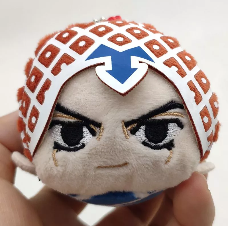 pelucia jojos bizarre adventure golden vento pelucia mista mini plush toy nova Carteira bifold do plutônio azul da bolsa da precipitação DFT-2018