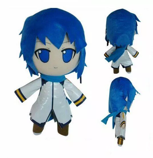 pelucia kaito hatsune miku vocaloid 25cm Pelúcia Pusheen Gato Facebook Cake Cinza 25cm