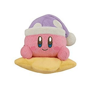 pelucia kuji kirby 10cm 1464 Touca Kirby elástico dos desenhos animados boné inverno manter quente bordado chapéu de malha brinquedos de pelúcia para crianças presente aniversário da menina