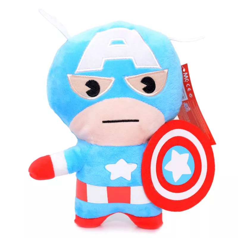 Pelúcia Marvel Avengers Vingadores Capitão América 18 cm