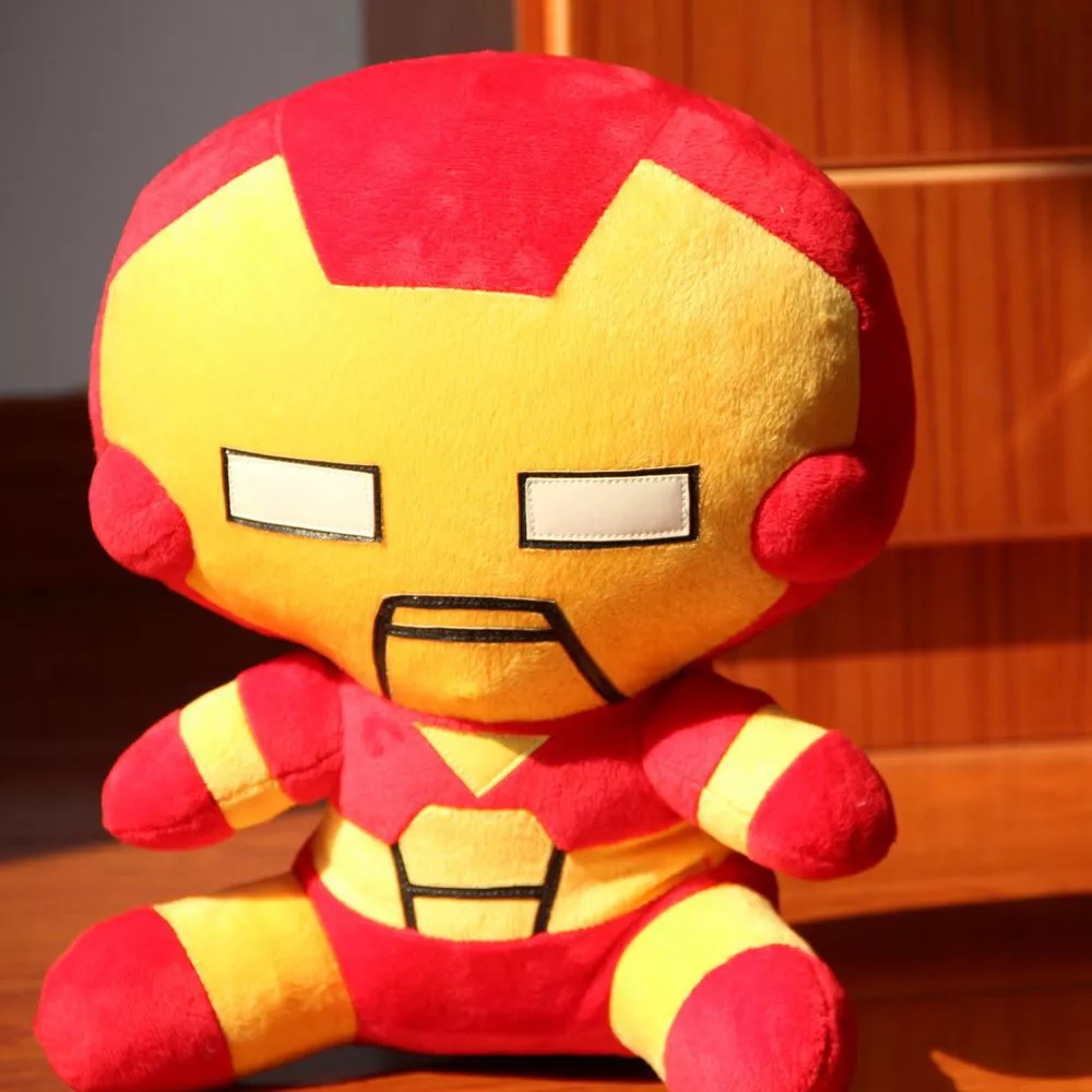 pelucia marvel avengers vingadores iron man homem de ferro 18 cm Camiseta Manga Longa Marvel Homem de Ferro Tony Stark Iron Man