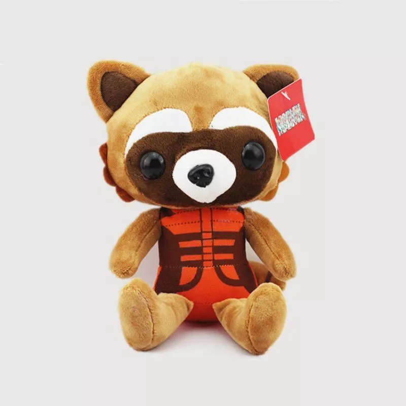 Pelúcia Marvel Guardiões da Galáxia Mini Rocket Raccoon 22cm