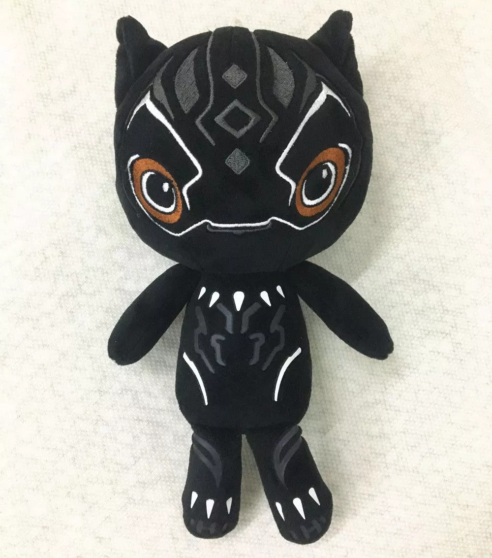 pelucia marvel guerra infinita pantera negra olhos abertos 30cm Camiseta Marvel Cosplay Uniforme Pantera Negra