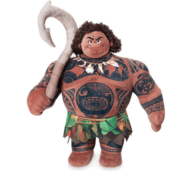 pelucia maui moana um mar de aventuras 40cm Colar Moana: Um Mar de Aventuras Maui Laranja