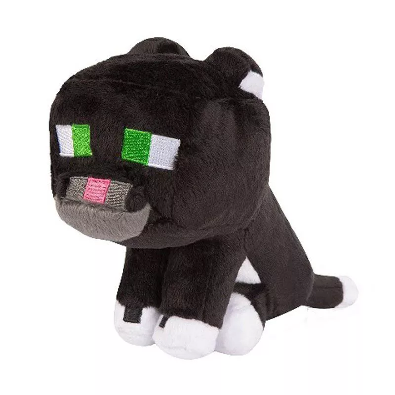 pelucia minecraft game gato preto lazied populares desktop2