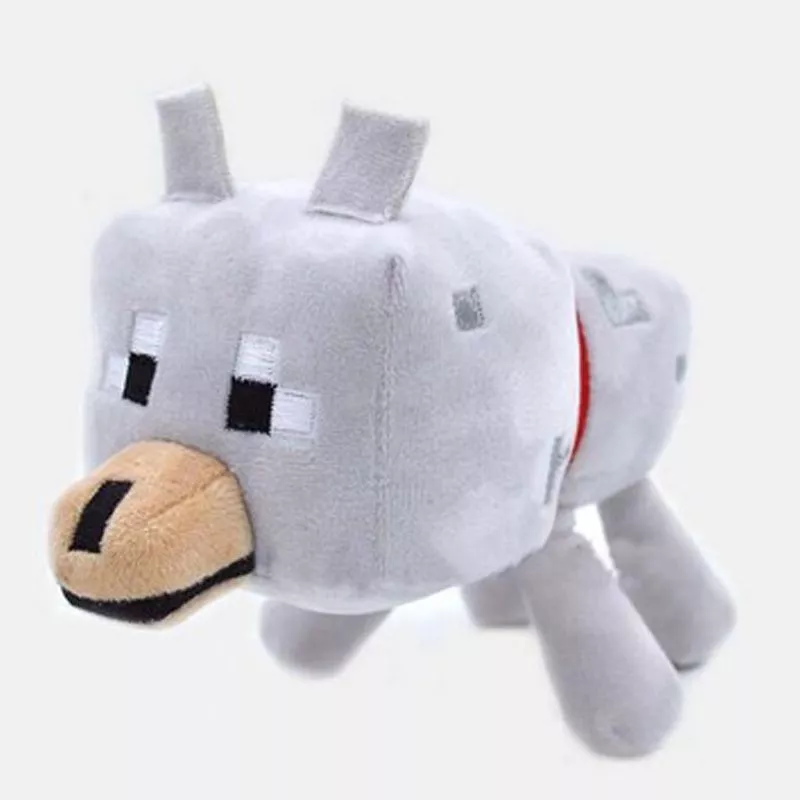 pelucia minecraft game lobo Arma 1pc minecraft criativo luminoso vocal diamante espada machado arco e flecha crianças brinquedo luminosa espada presente para crianças unisex