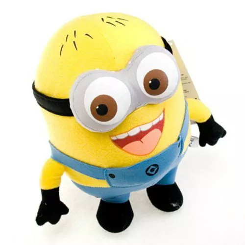 Pelúcia Minions Meu Malvado Favorito 2 Despicable Me Minion 2 olhos 3D 20cm