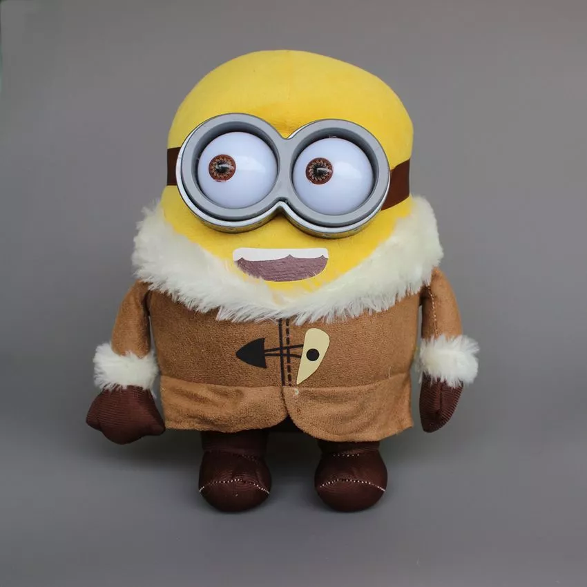 pelucia minions new 2015 26cm Boné Minions Meu Malvado Favorito de beisebol fecho traseiro, boné de beisebol da moda infantil, chapéu de desenho animado para meninos e crianças, 2018 menina menina