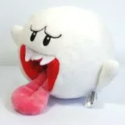 Pelúcia Nintendo Super Mario Bros. Boo Ghost Fantasma 20cm