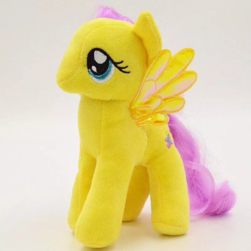 pelucia my little pony meu pequeno ponei amarelo 35cm Pelúcia 25-40cm LED unicórnio brinquedos acender brinquedos de pelúcia animais de pelúcia bonito cavalo pônei brinquedo macio boneca crianças brinquedos de natal presentes de aniversário