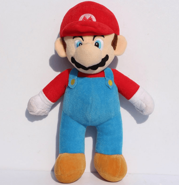 pelucia nintendo super mario bros 25cm Carteira Jogo Super Mario Bros 9cm