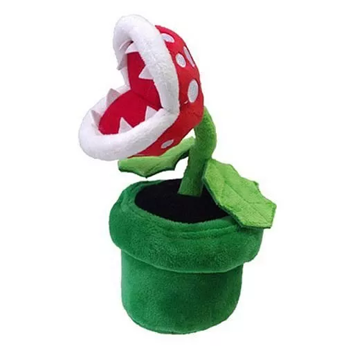 pelucia nintendo super mario bros. planta carnivora 20cm Pelúcia Nintendo Super Mario Bros. Blooper 15cm