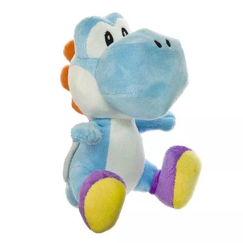 Pelúcia Nintendo Super Mario Bros. Yoshi Azul 18cm