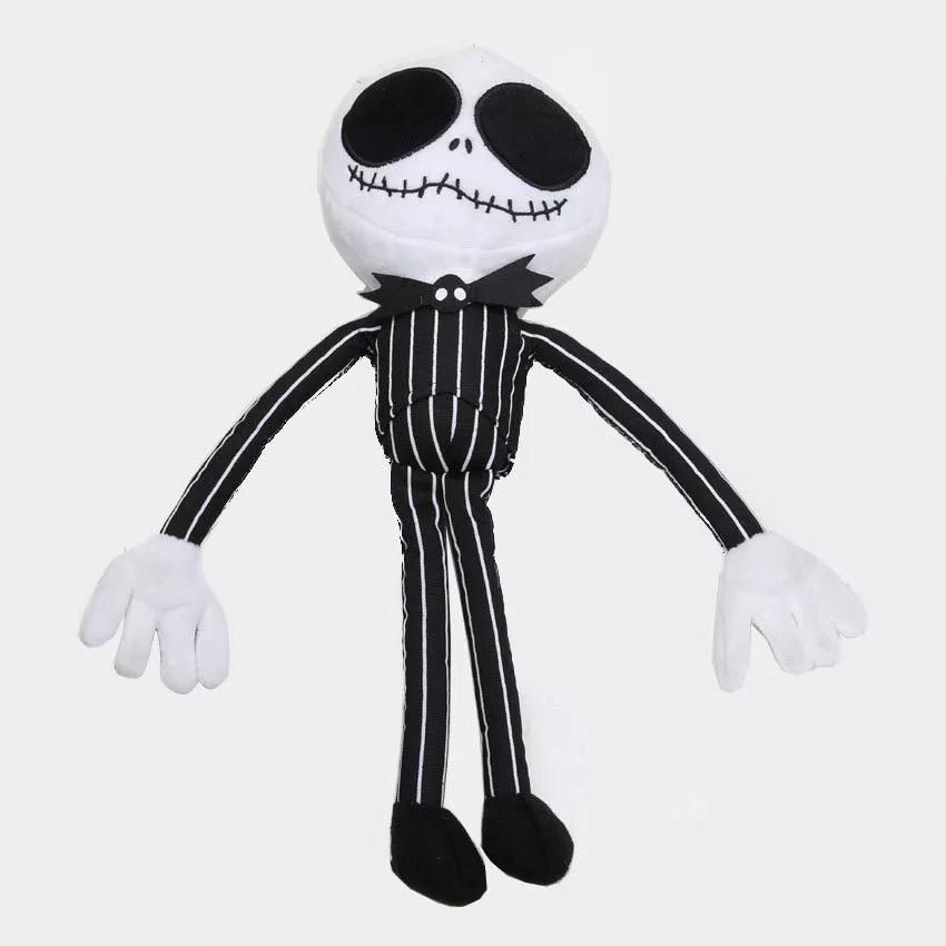 pelucia o pesadelo antes do natal jack skellington sally esqueleto preto cranio Halloween decoração unicórnio esqueleto osso adereços festa bonito ossos ornamentos halloween mas horror adereços (bege)