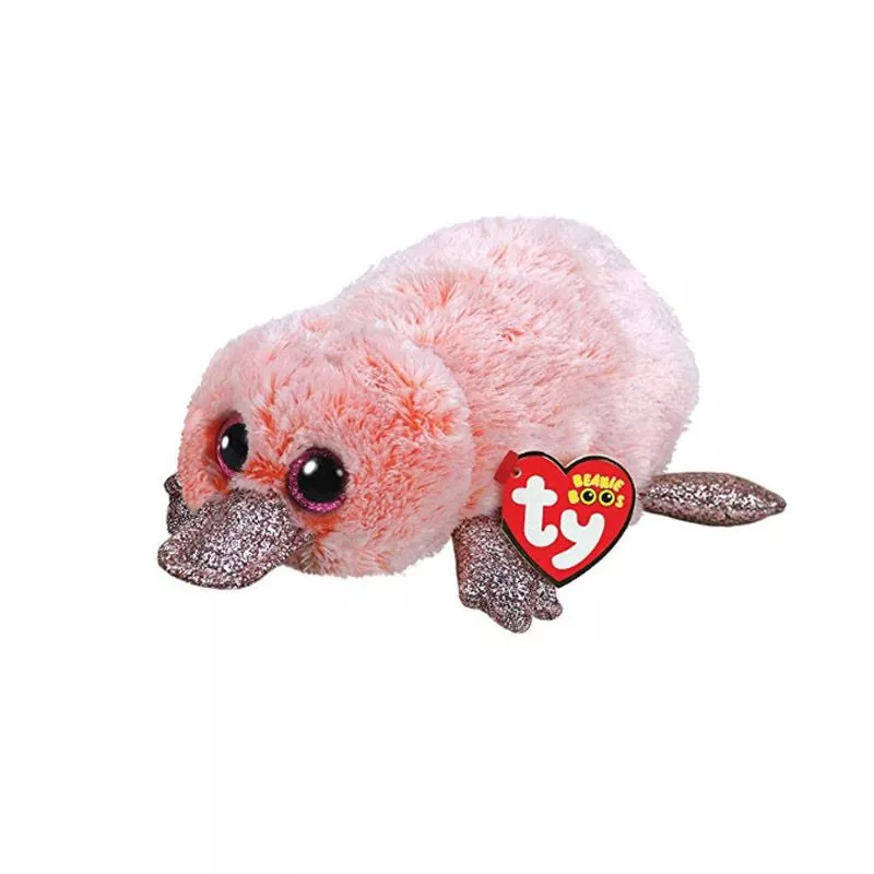 Pelúcia Ornitorrinco Glitter Rosa 15cm