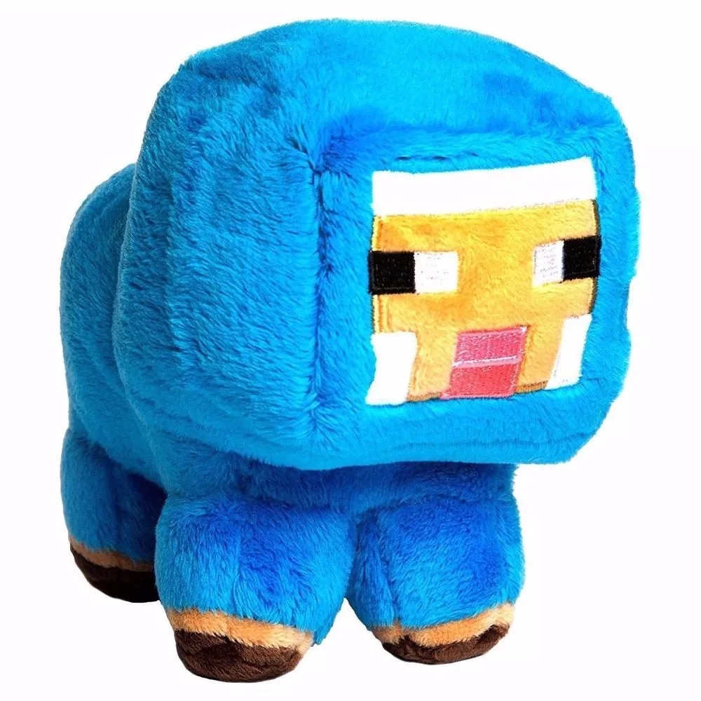 pelucia ovelha azul minecraft Action Figure Jojo's Bizarre Adventure kimyo na boken giorno giovanna giogio caneta figura collectible estatueta modelo de brinquedo