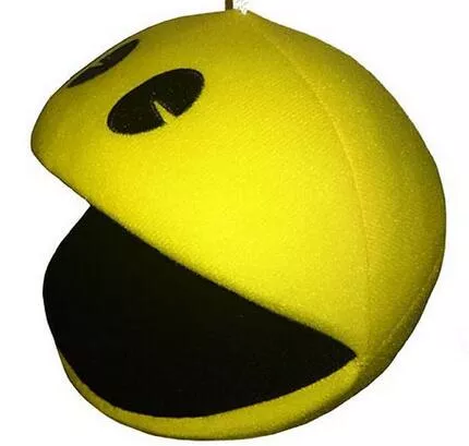 pelucia pac man game pixels 15cm lazied populares mobile