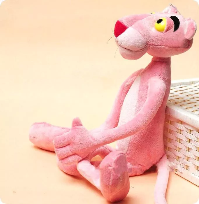 Pelúcia Pantera Cor-de-rosa Pink Panther 40cm