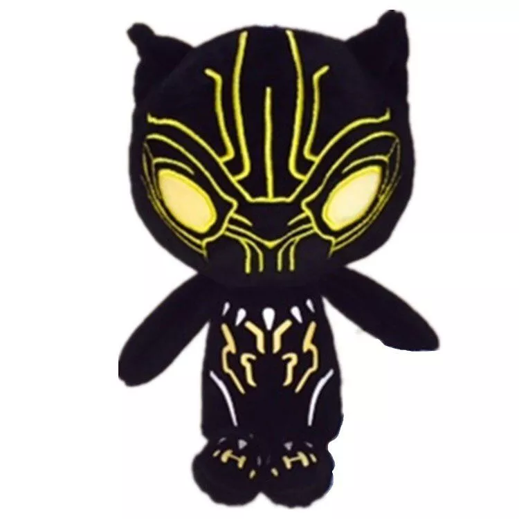 Pelúcia Pantera Negra Avengers Vingadores Marvel 20cm