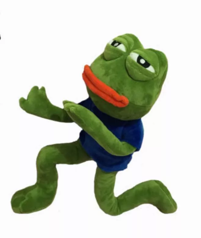 pelucia pepe 42cm meme magia expressao triste do sapo colecao sapo de Pelúcia Pepe 42cm Meme Magia Expressão Triste Do Sapo Coleção Sapo de Pelúcia Brinquedos de Pelúcia Presentes de Aniversário de Natal