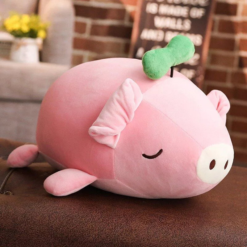 pelucia pig porquinho rosa 40 cm Pelúcia Seven Deadly Sins Nanatsu no Taizai brinquedo de pelúcia falcão porco porquinho javali chapéu macio bonecas animais de pelúcia