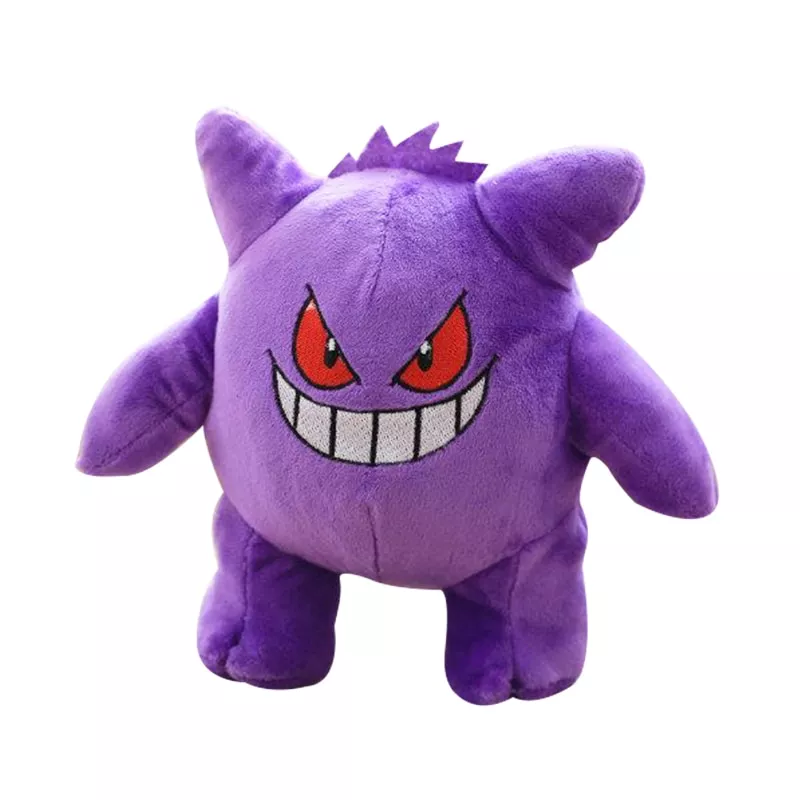 pelucia pokemon 20cm dos desenhos animados anime gengar brinquedos de Pantufa pelúcia quente casa plana chinelos de pouco peso macio confortável inverno chinelos de algodão das mulheres chinelos de pelúcia interior