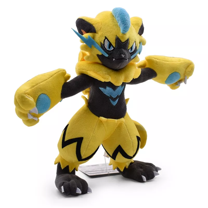 Pelúcia Pokemon 25cm zeraora macio peluche bonecas de pelúcia presente para crianças natal